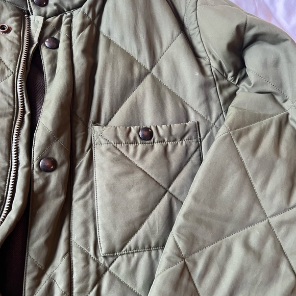 Men’s army green j crew medium jacket - Picture 6 of 7